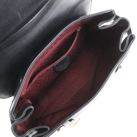 GUCCI Old Gucci Backpack Daypack vintage black Calfskin Women main image 8